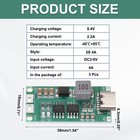 3pcs Lithium Battery Boost Charging Module  2s 3s 4s To 8 4v 12 6v 16 8v  2s 4a 
