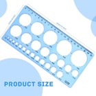Circle Stencil Plastic Template Multi-function For    