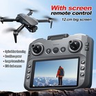 Rc Drone 4k Hd Camera Wifi Fpv Dual Camera Quadcopter Screen Remote Battery