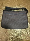 Michael Kors Signature Leather Tech Laptop Messenger Bag  Handbag Brown