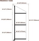1 2 4 Pack 22 x60  Steel Cargo Shipping Container Shelving Shelf Bracket 1100lbs