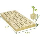 1 x1  Rockwool Cubes Sheet Of 100 Cubes Seed Starting Herbs Peppers Propagation