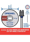 Dremel Ez406-02 Ez Lock Cut-off Wheel Starter Kit