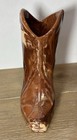 Vintage House Of Marble Cowboy Boot Clay Pottery Riverton Wyoming Western Rodeo