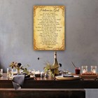 The Apostles Creed Prayer Wall Art Vintage Posters Canvas Artwork Decorations