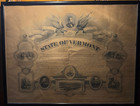 Rare 1871 Vermont Civil War Testimonial-signed Gov John Stewart   William Wells