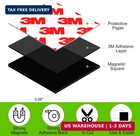 Magnetic Squares With Adhesive Backing 36pcs Each 1 5  X1 5   pre-cut Self Stick