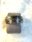 Vintage Native American Sterling Stamped Cuff