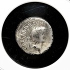Roman Impertorial  Marc Antony With Octavian  40-39 Bc  Silver Denarius  Ngc G