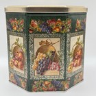 Vintage Holiday Fruit Cake Tin  empty 