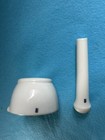 Vintage Coors Mortar  W  Spout   Coors Pestle Usa Porcelain Apothecary