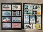 Vintage Usps Stamp Poster Lot Of 4 1970s Post Office Each 30x40 Inches Rare