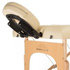 Cream Portable Massage Table With Carrying Case