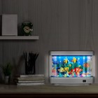 Fake Fish Tank Mini Aquarium Artificial Fish Tank With Moving Fish Night Light