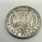1878 Skull Engraved Hobo Nickel Silver Morgan Dollar Art Coin