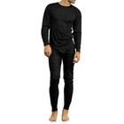 Knocker Men s Thermal Underwear Waffle Knit Long John Top And Bottom 2 Pc Set