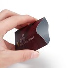 5pcs Rfid Blocking Credit Card Sleeves Anti Theft Bank Card Protector Case