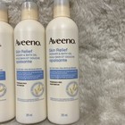 Aveeno Skin Relief Shower   Bath Oil Fragrance Free 295ml  pack 3  Free Shipping