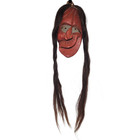 Vtg Iroquois False Face Broken Nose Mask Native American Ceremonial Dance Mask