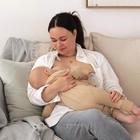 Manual Breast Pump For Breastfeeding  Silicone  Clear 4oz 100ml