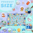 Educational Abc Alphabet Area Rug  2 5x4 Feet Non-slip Kids Rugs For Playroom