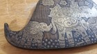 7  Burma Brass Kyeezee Bell Engraved Elephants Temple Gong