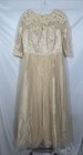 New Unbranded   18w Plus Size   Applique Tulle Champagne Mother Of The Bride