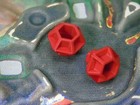 One Jewel 1986 Fireball Island Board Game Replacement Pieces Parts Red Jewel