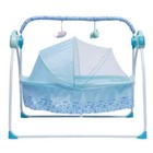 Portable Electric Bluetooth Baby Swing Cradle Bassinet Rocking Crib Infant Bed