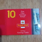 Gb Stamp Booklet 1992 Kx4  Greetings Memories  10x 1st Class   Labels  Mnh