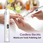 Electric Nail File Drill Portable Professional Manicure Pedicure Usb Machine Set