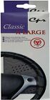 Classic Grip Synthetic Leather Old School Wrap Steering Wheel Cover Grey 18   