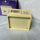 Serenity Heart Pet Urn With Photo Dog Paw Prints New Open Box