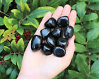 1 4 Lb Bulk Lot  Black Obsidian Tumbled Stone  crystal Healing Reiki  4 Oz