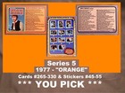 Topps Star Wars Series 5              1977 Single Card sticker Pick   265-330 45-55