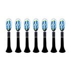 7-pack Philips Diamondclean Adaptive Clean Brush Heads   Black   No Box