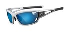 Tifosi Dolomite 2 0  Silver W smoke Blue  Ac Red  Clear Lenses  1020100604