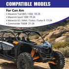 709200703 17-25 For Can Am Maverick X3 Max R Turbo 4x4 Rr Dps Radiator 709200576