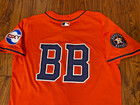 Houston Astros 2025 Game Used Worn Bat Boy Jersey Mlb Auth Team Issued Size 44