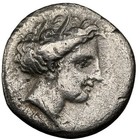 Locris Opuntia 380-300 Bc Silver Trihemiobol Ancient Greek Soldier Coin Ngc Ch F