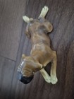 Vintage Mortens Studio Boxer Dog  Figure Figurine Brown Playful Pose Mortons