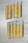 10 Large Gold Flake Bottles Of Gold Leaf