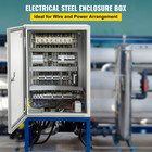 Vevor Steel Electrical Box Electrical Enclosure Box 16x12x6   Carbon Steel Ip65