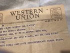 5 Vintage Sent Western Union Telegrams 3-1948