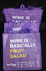 Lot Of 3 Kroger Tote Bags 6 Drink Carrier Bag Wine Is Basically Fruit Salad
