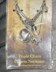 The Twilight Saga   New Moon      edward Cullen    Triple Chain Charm Necklace - New