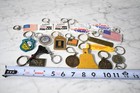Lot Of 19 Vintage Keychains Military American Flag Freedom Navy Army Air Force