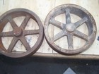 8  Cast Iron Steam Engine Wheels  Note  Listing Is For Two Of These Wheels