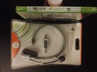 Microsoft Xbox 360 Live Headset White   Gray Headband Wired  new Sealed 