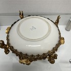 Vintage Ormolu Feligree Cherubs Base Metal Designs